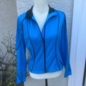 Sugoi Light Blue Women's Zip up Cycle Jacket Size M